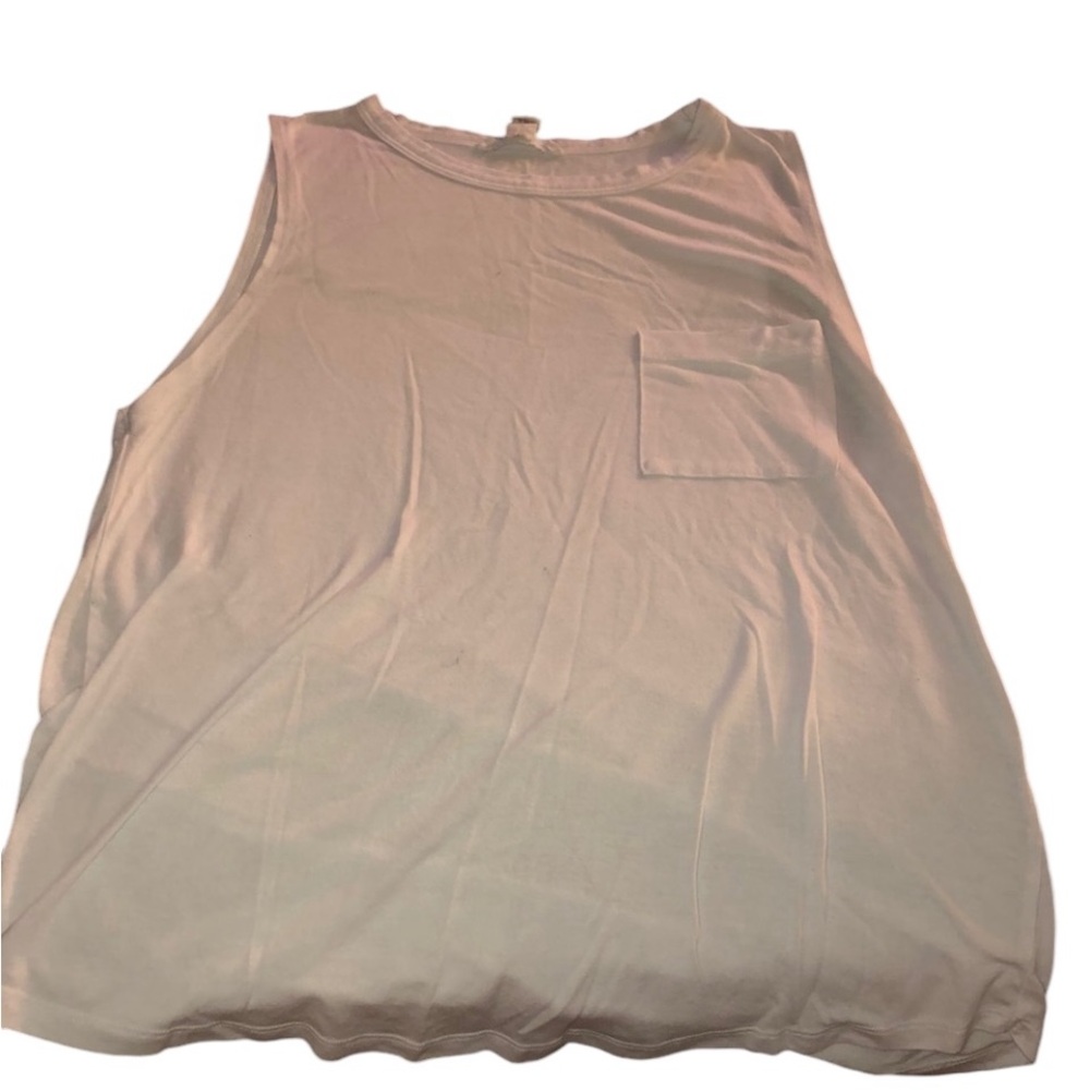 Forever 21 set of 2 tank tops white & tan size small